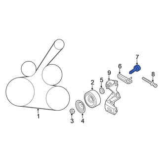 Nissan OE - Accessory Drive Belt Idler Pulley Stud