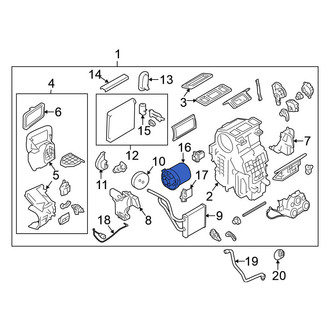 Nissan OE - HVAC Blower Motor Assembly