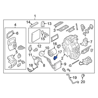 Nissan OE - HVAC Blower Motor Resistor