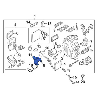 Nissan OE - Instrument Panel Air Duct
