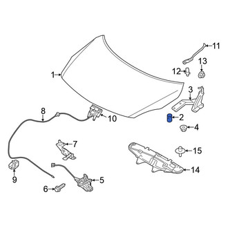 Nissan OE - Front Outer Hood Stop Buffer