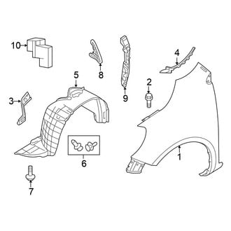 Nissan OE - Fender & Components (1.6 S / 1.6 S Plus / 1.6 SL / 1.6 SV)