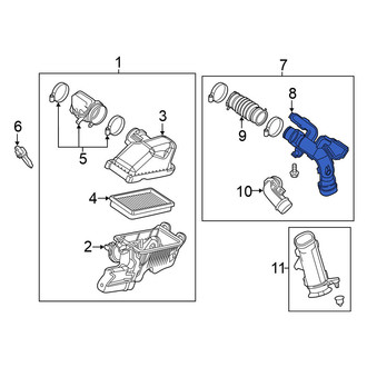Nissan OE - Engine Air Intake Hose