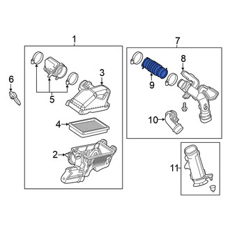 Nissan OE - Engine Air Intake Hose