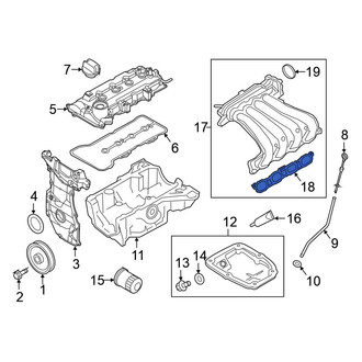 Nissan OE - Engine Intake Manifold Gasket