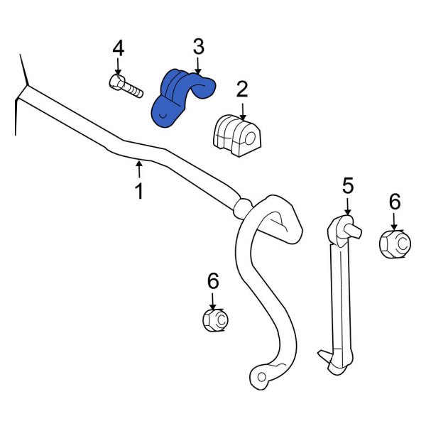 Suspension Stabilizer Bar Bracket