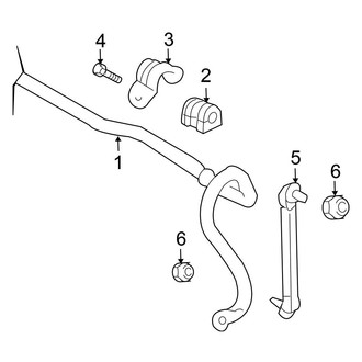 Nissan OE - Front Suspension - Stabilizer Bar & Components