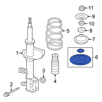 Nissan OE - Front Lower Coil Spring Insulator