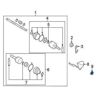 Nissan OE - Rear Drive Motor Seal