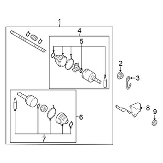 Nissan OE - Front Suspension - Drive Axles