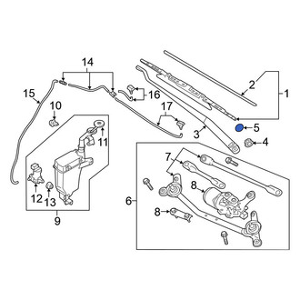 Nissan OE - Wiper Arm Cap