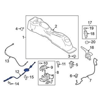 Nissan OE - Automatic Transmission Shifter Cable