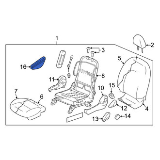 Nissan OE - Front Left Seat Back Frame