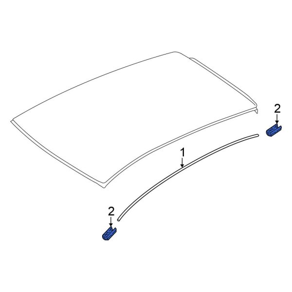 Roof Drip Molding Clip