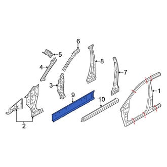Nissan OE - Left Inner Rocker Panel