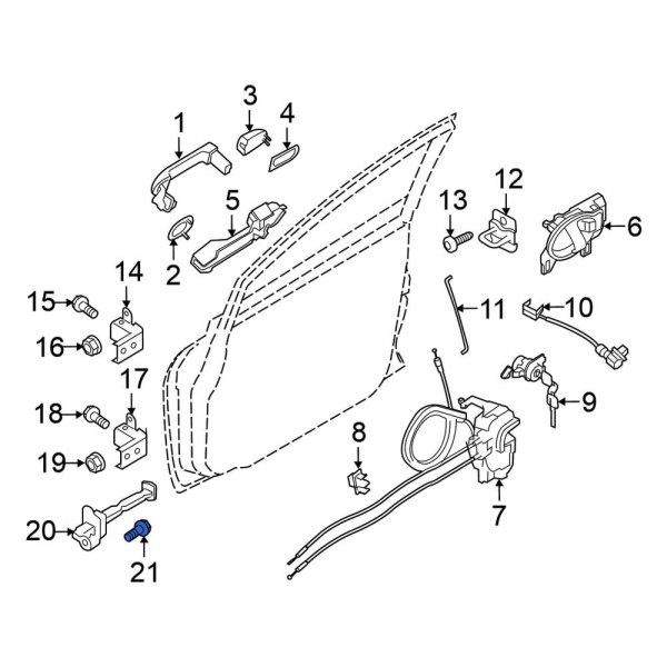 Door Check Bolt