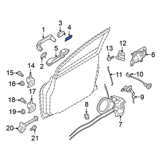 Nissan OE - Exterior Door Handle Cover Gasket