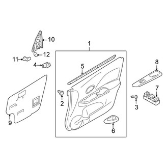 Nissan OE - Front Door - Interior Trim (1.6 S / 1.6 S Plus / 1.6 SL / 1.6 SV)