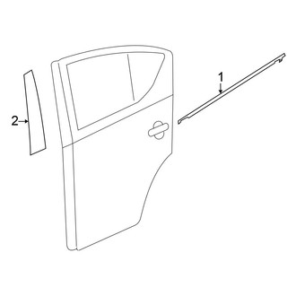 Nissan OE - Rear Door - Exterior Trim (1.6 S / 1.6 SL / 1.6 SV)