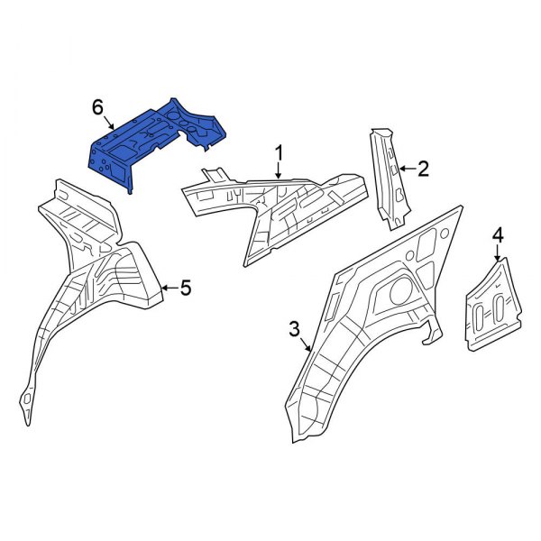 Rear Body Panel Filler Panel