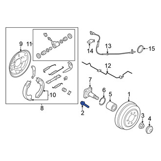 Nissan OE - Rear Wheel Lug Stud