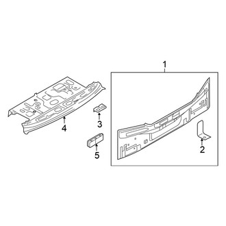 Nissan OE - Rear Body & Floor - Rear Body (1.6 S / 1.6 SL / 1.6 SV)