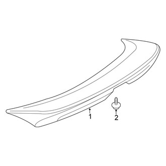 Nissan OE - Trunk Lid - Spoiler (1.6 S / 1.6 S Plus / 1.6 SL / 1.6 SV)