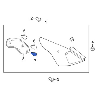 Nissan OE - Back Up Light Bulb
