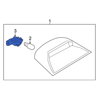 Nissan OE - Rear Center High Mount Stop Light Socket