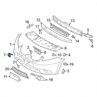 Nissan versa 2015 2024 front bumper