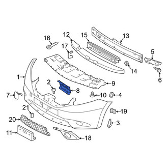 Nissan OE - Front Bumper Cover Spacer Panel