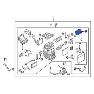 Nissan OE - HVAC Blower Motor Assembly