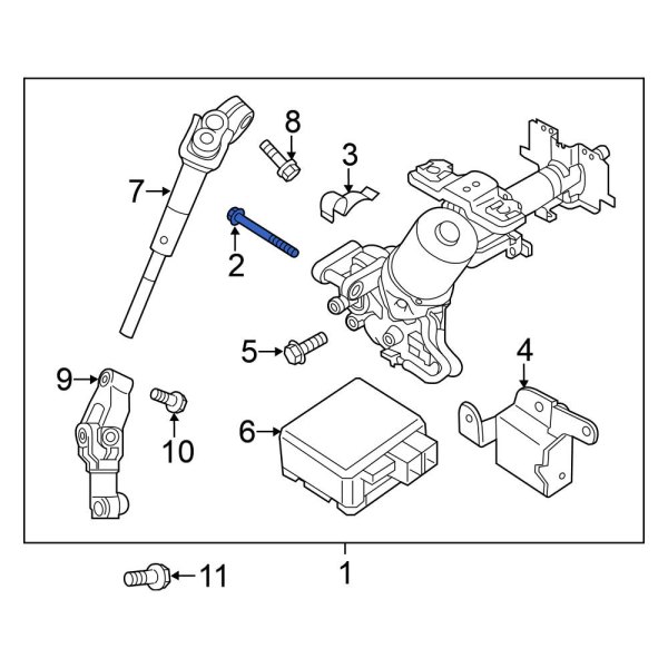 Steering Column Bolt