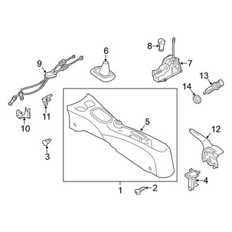 Nissan OE - Center Console (S / SL Standard Tr)