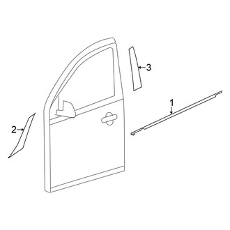 Nissan OE - Front Door - Exterior Trim