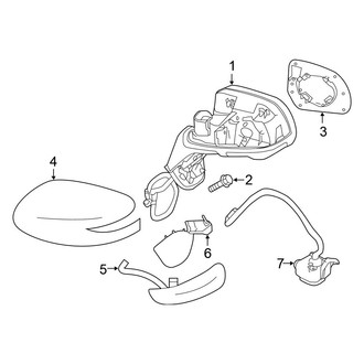 Nissan OE - Front Door - Outside Mirrors