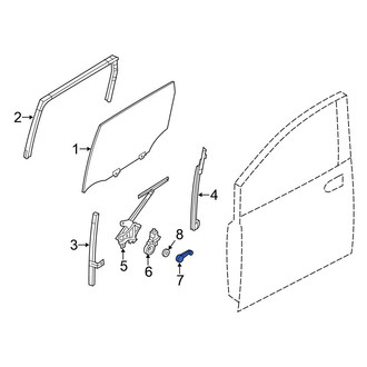 Nissan OE - Front Window Crank Handle