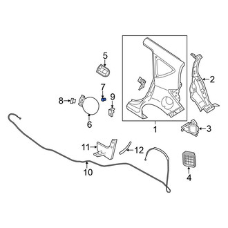 Nissan OE - Fuel Door Bumper