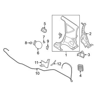 Nissan OE - Quarter Panel - Exterior Trim
