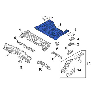 Nissan OE - Rear Floor Pan