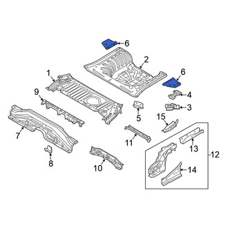 Nissan OE - Rear Left Floor Extension