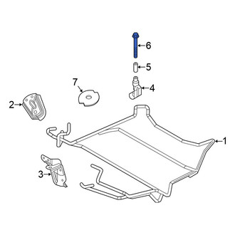 Nissan OE - Spare Tire Carrier Winch Bolt