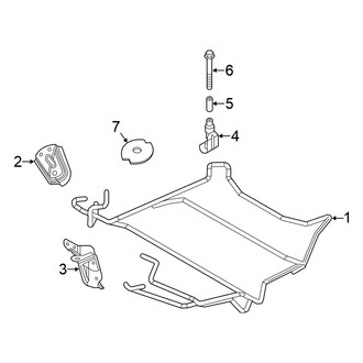 Nissan OE - Rear Body & Floor - Spare Tire Carrier
