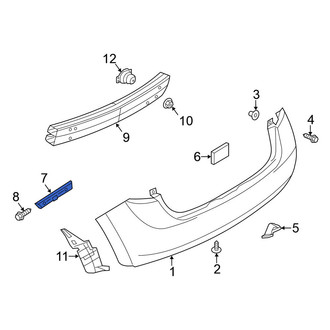 Nissan OE - Right Bumper Cover Bracket