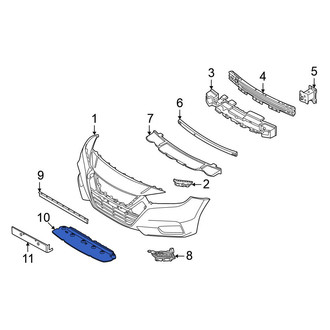 Nissan OE - Front Radiator Support Splash Shield