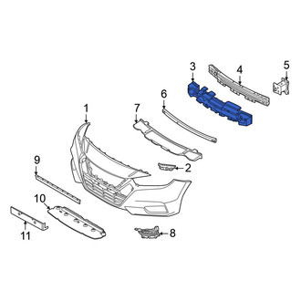 Nissan OE - Front Lower Bumper Impact Absorber