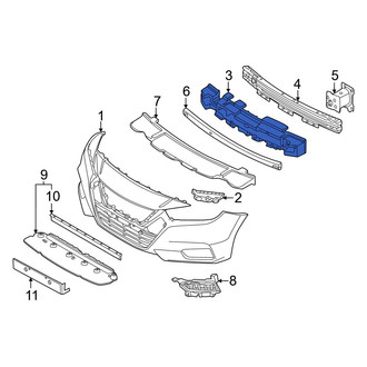 Nissan OE - Front Upper Bumper Impact Absorber