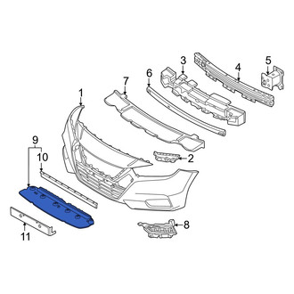 Nissan OE - Front Radiator Support Splash Shield