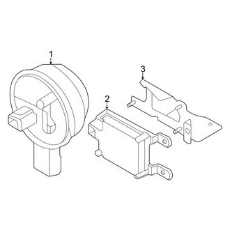 Nissan OE - Front Bumper & Grille - Electrical Components