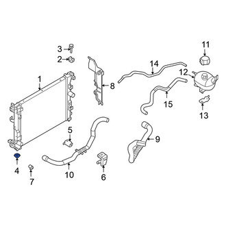 Nissan OE - Lower Radiator Insulator